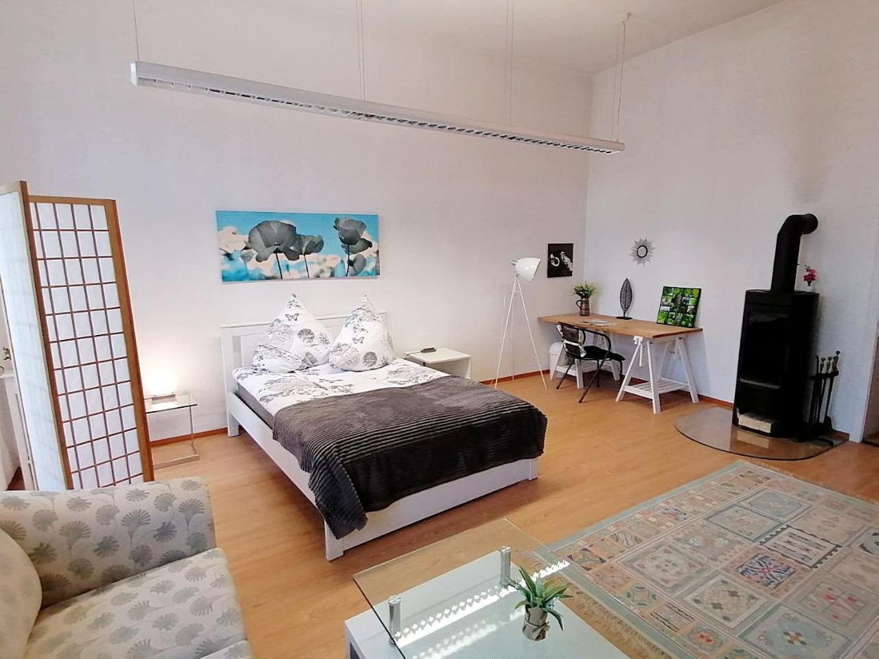 Nr 3 Grosszuegiges Kamin-Zimmer Mit King-Size Bett Im Zentrum Annaberg-Buchholz Luaran gambar